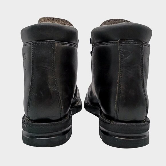 Vintage Asolo Alaska‎ Boots Womens Size 7.5 Black Leather Vibram Sole Hiking 90s - Picture 8 of 12